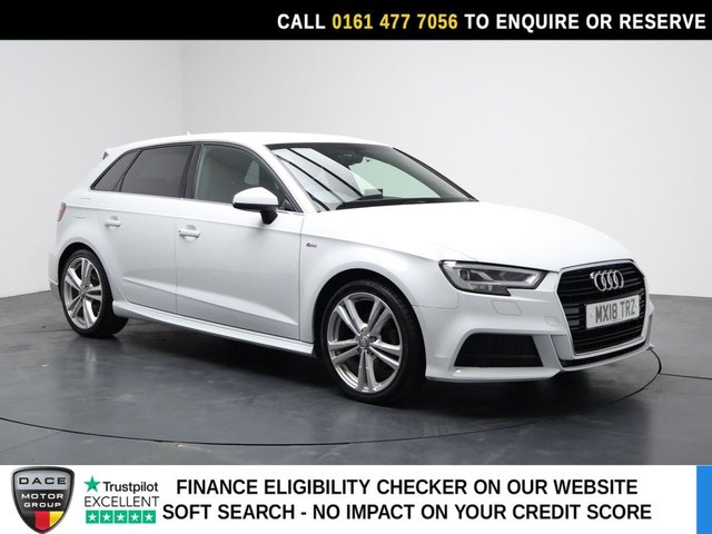 View our Audi A3 1.5 TFSI CoD S line Sportback 5dr Petrol Manual Euro 6 (s/s) (150 ps)