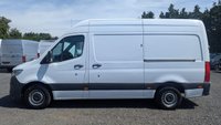 USED 2020 20 MERCEDES-BENZ SPRINTER 316 Cdi G-Tronic+ Automatic L2 H2 Rear Wheel Drive MWB High Roof with Electric Windows,Cruise Control, Reverse Camera, Side Loading Door, Bulkhead, Ply Lining and much more in great condition . *Rare Automatic* . 2 Keepers from new - Service History. Will Come on a 20 Plate as just had a plate change. a truly exceptional example of the Mercedes-Benz Sprinter 316 CDI G-Tronic+ Automatic. This is the highly sought-after L2 H2 specification, offering a medium wheelbase with a high roof, providing an immense and versatile cargo area. The standout feature is the rare and desirable automatic transmission, a G-Tronic+ unit that makes this van effortlessly smooth to drive in any environment, from city streets to motorway cruises. This vehicle is presented in excellent condition throughout and is ready for immediate work or conversion.  This particular Sprinter has been meticulously maintained and cherished, having had only two registered keepers from new. Its history is fully documented with a comprehensive service history, ensuring complete peace of mind regarding its mechanical integrity. The van has recently undergone a plate change and will be supplied on a 20 plate, reflecting its modern and well-cared-for status.  The specification is comprehensive and designed for practicality and driver comfort. It features electric windows and a high-quality reverse camera, making manoeuvring and parking in tight spaces effortless. The inclusion of a side loading door provides exceptional access for urban deliveries or loading bulky items, while the full steel bulkhead ensures load security and reduces cabin noise. The interior is finished with a professional ply lining, protecting the panels and offering a clean, durable surface for all types of cargo. This van is a rare find in the automatic configuration and represents a superb opportunity for any business or individual seeking a premium, reliable, and high-specification commercial vehicle. Viewing is highly recommended to fully appreciate the condition and capabilities of this outstanding Mercedes-Benz Sprinter. 
