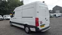 USED 2020 20 MERCEDES-BENZ SPRINTER 316 Cdi G-Tronic+ Automatic L2 H2 Rear Wheel Drive MWB High Roof with Electric Windows,Cruise Control, Reverse Camera, Side Loading Door, Bulkhead, Ply Lining and much more in great condition . *Rare Automatic* . 2 Keepers from new - Service History. Will Come on a 20 Plate as just had a plate change. a truly exceptional example of the Mercedes-Benz Sprinter 316 CDI G-Tronic+ Automatic. This is the highly sought-after L2 H2 specification, offering a medium wheelbase with a high roof, providing an immense and versatile cargo area. The standout feature is the rare and desirable automatic transmission, a G-Tronic+ unit that makes this van effortlessly smooth to drive in any environment, from city streets to motorway cruises. This vehicle is presented in excellent condition throughout and is ready for immediate work or conversion.  This particular Sprinter has been meticulously maintained and cherished, having had only two registered keepers from new. Its history is fully documented with a comprehensive service history, ensuring complete peace of mind regarding its mechanical integrity. The van has recently undergone a plate change and will be supplied on a 20 plate, reflecting its modern and well-cared-for status.  The specification is comprehensive and designed for practicality and driver comfort. It features electric windows and a high-quality reverse camera, making manoeuvring and parking in tight spaces effortless. The inclusion of a side loading door provides exceptional access for urban deliveries or loading bulky items, while the full steel bulkhead ensures load security and reduces cabin noise. The interior is finished with a professional ply lining, protecting the panels and offering a clean, durable surface for all types of cargo. This van is a rare find in the automatic configuration and represents a superb opportunity for any business or individual seeking a premium, reliable, and high-specification commercial vehicle. Viewing is highly recommended to fully appreciate the condition and capabilities of this outstanding Mercedes-Benz Sprinter. 