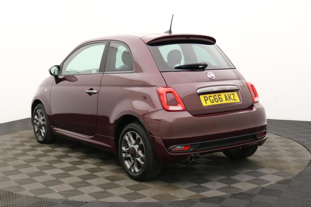 USED 2016 66 FIAT 500 1.2 S Hatchback 3dr Petrol Manual Euro 6 (s/s) (69 bhp) Bluetooth, Alloys, Air Con