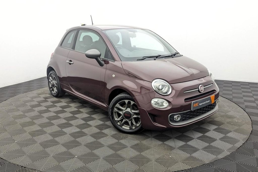 USED 2016 66 FIAT 500 1.2 S Hatchback 3dr Petrol Manual Euro 6 (s/s) (69 bhp) Bluetooth, Alloys, Air Con