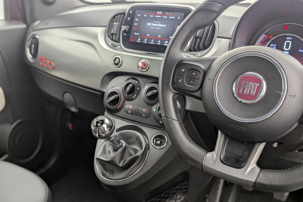 USED 2016 66 FIAT 500 1.2 S Hatchback 3dr Petrol Manual Euro 6 (s/s) (69 bhp) Bluetooth, Alloys, Air Con