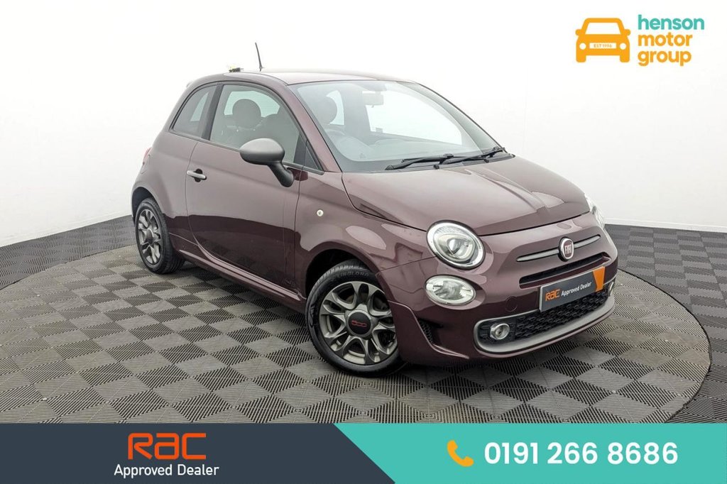 USED 2016 66 FIAT 500 1.2 S Hatchback 3dr Petrol Manual Euro 6 (s/s) (69 bhp) Bluetooth, Alloys, Air Con
