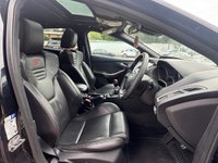 USED 2015 15 FORD FOCUS 2.0T EcoBoost ST-3 Hatchback 5 door Petrol Manual Euro 6 in Black +HEATED LEATHER+REVERSE CAM+SENSORS