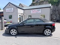 USED 2008 08 AUDI A3 CABRIOLET 2.0 TDI Sport Convertible 2dr Diesel S Tronic Euro 4 PART/X TO CLEAR, 10 SERVICE STAMPS, 2 KEYS, HEATED SEATS, 17