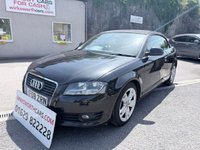 USED 2008 08 AUDI A3 CABRIOLET 2.0 TDI Sport Convertible 2dr Diesel S Tronic Euro 4 PART/X TO CLEAR, 10 SERVICE STAMPS, 2 KEYS, HEATED SEATS, 17