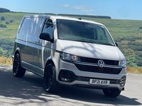 USED 2021 21 VOLKSWAGEN TRANSPORTER 2.0 TDI T28 Highline Panel Van 5dr Diesel DSG FWD SWB Euro 6 (s/s) (150 ps) 2 Tone Ascot grey & White, Highline, DSG