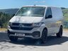 USED 2021 21 VOLKSWAGEN TRANSPORTER 2.0 TDI T28 Highline Panel Van 5dr Diesel DSG FWD SWB Euro 6 (s/s) (150 ps) 2 Tone Ascot grey & White, Highline, DSG