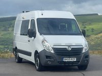 USED 2019 69 VAUXHALL MOVANO 2.3 CDTi 3500 Panel Van 5dr Diesel Manual FWD L2 H2 Euro 6 (130 ps) 7 Seat, Welfare Mess Van, Diesel Heater, Aircon