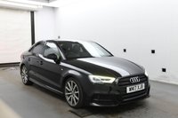 USED 2017 17 AUDI A3 1.6 TDI Black Edition Saloon 4dr Diesel Manual Euro 6 (s/s) (110 ps) 