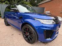 USED 2019 68 LAND ROVER RANGE ROVER SPORT 5.0 P575 V8 SVR SUV 5dr Petrol Auto 4WD Euro 6 (s/s) (575 ps) SUV
