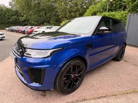 USED 2019 68 LAND ROVER RANGE ROVER SPORT 5.0 P575 V8 SVR SUV 5dr Petrol Auto 4WD Euro 6 (s/s) (575 ps) SUV