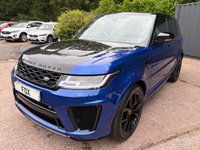 USED 2019 68 LAND ROVER RANGE ROVER SPORT 5.0 P575 V8 SVR SUV 5dr Petrol Auto 4WD Euro 6 (s/s) (575 ps) SUV