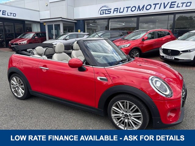 View our MINI Convertible 1.5 COOPER EXCLUSIVE STEPTRONIC AUTO 135 BHP + SAT NAV + HEATED LEATHER