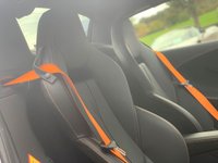 USED 2018 68 MCLAREN 570S 3.8T V8 Spider 2dr Petrol SSG Euro 6 (s/s) (570 ps) MCLAREN 570S SPIDER + GREAT SPECIFICATION + RARE CERAMIC GREY EXTERIOR + FULL CARBON INTERIOR PACKAGE + MCLAREN SPORTS EXHAUST + FULL MCLAREN SERVICE HISTORY + MCLAREN ORANGE BRAKE CALIPERS + CARBON BLACK ALCANTARA STEERING WHEEL + MCLAREN MSO ORANGE DEFINED SEATBELTS + LIGHTWEIGHT FORGED 10 SPOKE ALLOYS + BLUETOOTH CONNECTION + CRUISE CONTROL + KEYLESS GO + NAVIGATION + MCLAREN SOUND SYSTEM + ADAPTIVE DAMPERS + LEATHER SPORTS SEATS  12 MONTHS MOT + 6 MONTHS WARRANTY + PART EXCHANGE WELCOME + NA