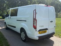 USED 2023 23 FORD TRANSIT CUSTOM 2.0 320 EcoBlue Trend Crew Van Double Cab 5dr Diesel Manual L2 H1 Euro 6 (s/s) (130 ps) TREND AIR CON 6 SEATER LWB L2 EURO6