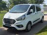 USED 2023 23 FORD TRANSIT CUSTOM 2.0 320 EcoBlue Trend Crew Van Double Cab 5dr Diesel Manual L2 H1 Euro 6 (s/s) (130 ps) TREND AIR CON 6 SEATER LWB L2 EURO6