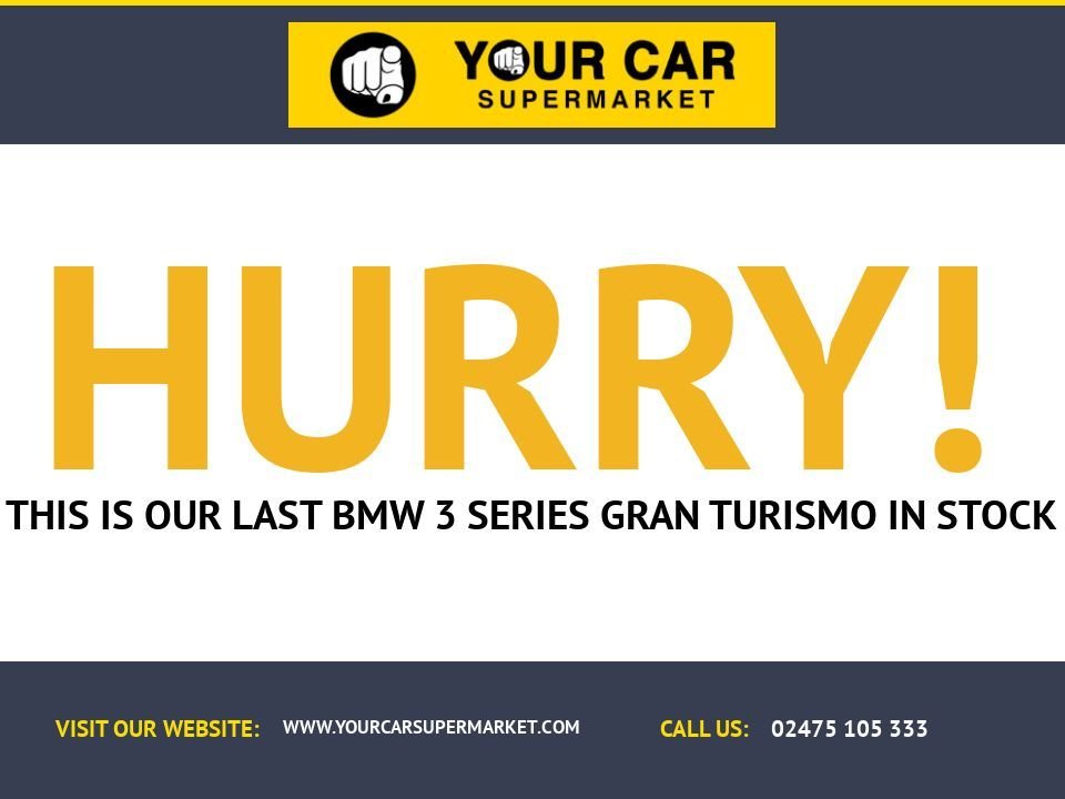USED 2016 16 BMW 3 SERIES GRAN TURISMO 3.0 335d M Sport GT 5dr Diesel Auto xDrive Euro 6 (s/s) (313 ps) 2 KEYS / FULL SERVICE HISTORY