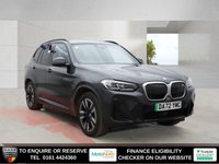 USED 2022 72 BMW IX3 80kWh M Sport SUV 5dr Electric Auto (286 ps) FULL BMW MAIN DEALER SERVICE HISTORY + PANORAMIC GLASS SUNROOF + VIRTUAL COCPIT DIGITAL DASH DISPLAY + SATELLITE NAVIGATION + REAR VIEW CAMERA + APPLE CARPLAY / ANDROID AUTO + FULLY ELECTRIC TOWBAR + BLUETOOTH PHONE CONNECTIVITY INCLUDING MEDIA STREAMING + DAB DIGITAL RADIO + KEYLESS START + CRUISE CONTROL + FRONT AND REAR PARKING SENSORS + IN CAR ENTERTAINMENT WITH TOUCH SCREEN MEDIA DISPLAY + LED DAY TIME RUNNING LIGHTS + ECO STOP START SYSTEM + DUAL ZONE CLIMATE CONTROL + AIR CONDITIONING
