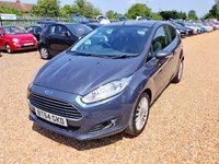 USED 2014 64 FORD FIESTA 1.0T EcoBoost Titanium Euro 5 (s/s) 3dr Â£20 TAX+FSH+DAB+CRU+P-SENSORS
