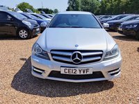 USED 2012 12 MERCEDES-BENZ C CLASS 1.8 C180 BlueEfficiency AMG Sport G-Tronic+ Euro 5 (s/s) 2dr SATNAV+SERVICE HISTORY+ULEZ