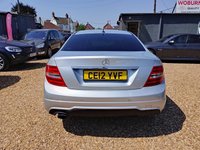 USED 2012 12 MERCEDES-BENZ C CLASS 1.8 C180 BlueEfficiency AMG Sport G-Tronic+ Euro 5 (s/s) 2dr SATNAV+SERVICE HISTORY+ULEZ