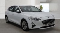 USED 2018 68 FORD FOCUS 1.0T EcoBoost Titanium Hatchback 5 Door Petrol Manual White Euro 6 1 Former Keeper 