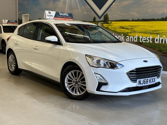 View our Ford Focus 1.0T EcoBoost Titanium Hatchback 5 Door Petrol Manual White Euro 6 1 Former Keeper