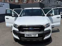 USED 2018 68 FORD RANGER 3.2 TDCi Wildtrak Pickup Double Cab 4dr Diesel Auto 4WD Euro 5 (200 ps) FRONT HEATED SEATS, 2 Keys