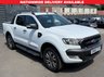 USED 2018 68 FORD RANGER 3.2 TDCi Wildtrak Pickup Double Cab 4dr Diesel Auto 4WD Euro 5 (200 ps) FRONT HEATED SEATS, 2 Keys
