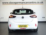 USED 2021 21 VAUXHALL Corsa Electric 50kWh SE Nav Premium Hatchback 5dr Electric Auto (7.4Kw Charger) (136 ps) SATELLITE NAVIGATION + APPLE CARPLAY / ANDROID AUTO + BLUETOOTH MEDIA STREAMING + DAB DIGITAL RADIO + IN CAR ENTERTAINMENT WITH TOUCH SCREEN MEDIA DISPLAY + CLIMATE CONTROL + AIR CONDITIONING + CRUISE CONTROL + LANE ASSIST + HEATED LEATHER MULTIFUNCTIONAL STEERING WHEEL  + AUTOMATIC LED HEADLIGHTS + LED DAYTIME RUNNING LIGHTS + ELECTRIC WINDOWS + ELECTRIC HEATED DOOR MIRRORS + 16 INCH ALLOY WHEELS + 60/40 REAR FOLDING SEATS...