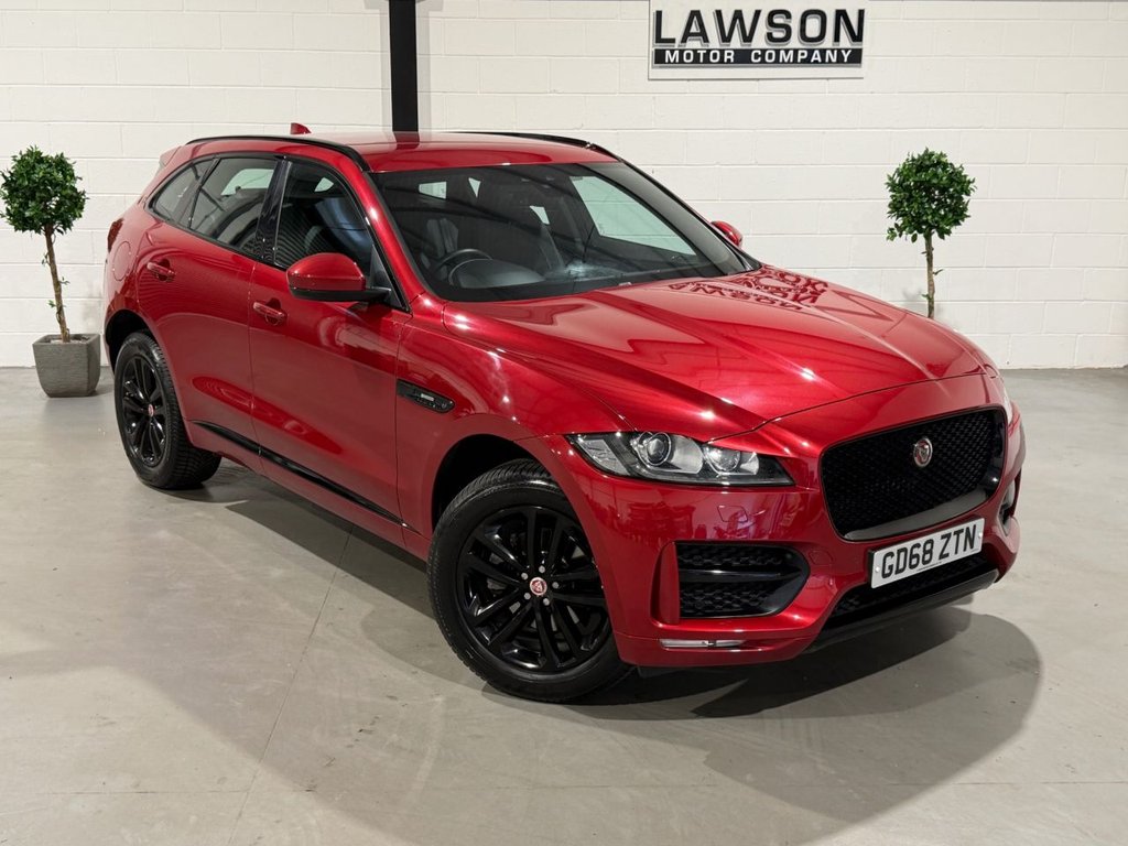 USED 2018 68 JAGUAR F-PACE 2.0 D180 R-Sport SUV 5dr Diesel Auto AWD Euro 6 (s/s) (180 ps) 
