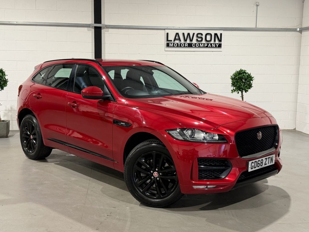 USED 2018 68 JAGUAR F-PACE 2.0 D180 R-Sport SUV 5dr Diesel Auto AWD Euro 6 (s/s) (180 ps) 