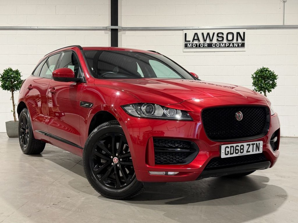 USED 2018 68 JAGUAR F-PACE 2.0 D180 R-Sport SUV 5dr Diesel Auto AWD Euro 6 (s/s) (180 ps) 