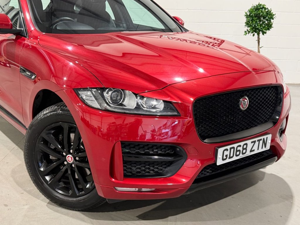USED 2018 68 JAGUAR F-PACE 2.0 D180 R-Sport SUV 5dr Diesel Auto AWD Euro 6 (s/s) (180 ps) 