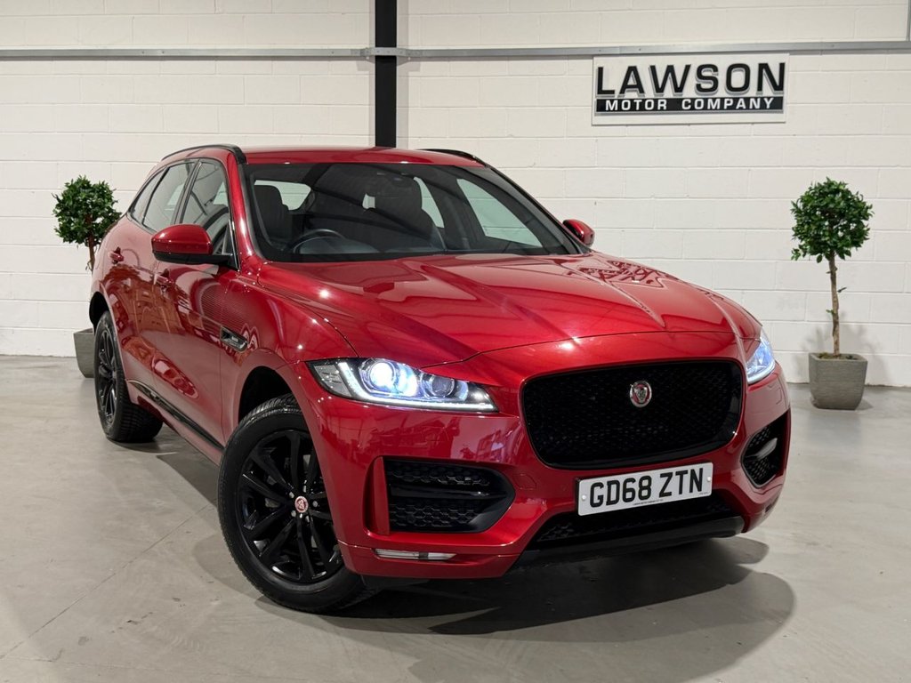 USED 2018 68 JAGUAR F-PACE 2.0 D180 R-Sport SUV 5dr Diesel Auto AWD Euro 6 (s/s) (180 ps) 