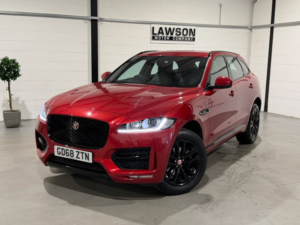 USED 2018 68 JAGUAR F-PACE 2.0 D180 R-Sport SUV 5dr Diesel Auto AWD Euro 6 (s/s) (180 ps) 