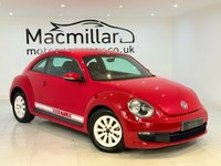 USED 2013 63 VOLKSWAGEN BEETLE 1.6 TDI BlueMotion Tech Hatchback 3dr Diesel Manual Euro 5 (s/s) (105 ps) Â£35 TAX, white Dune Pack