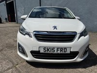 USED 2015 15 PEUGEOT 108 1.2 VTi PureTech Allure Hatchback 5dr Petrol Manual Euro 5 (82 ps) 