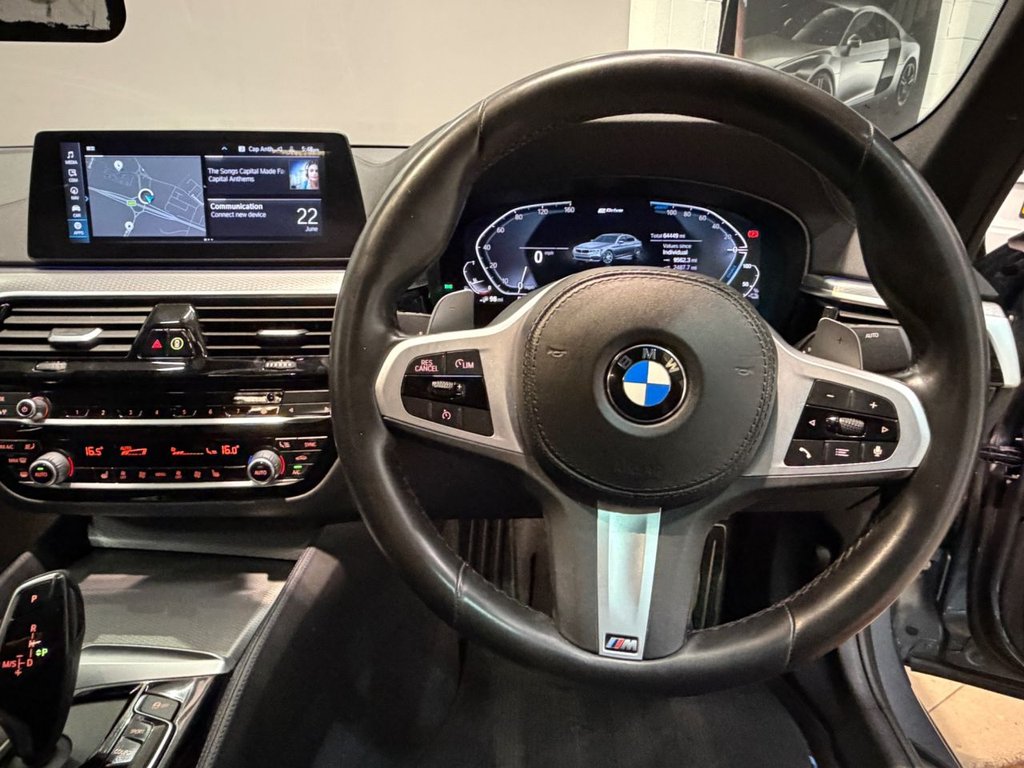 USED 2019 69 BMW 5 SERIES 2.0 530e 9.2kWh M Sport Saloon 4dr Petrol Plug-in Hybrid Auto Euro 6 (s/s) (252 ps) 