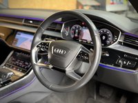 USED 2019 19 AUDI A8 3.0 TDI V6 50 S line Saloon 4dr Diesel Tiptronic quattro Euro 6 (s/s) (286 ps) 1 OWNER - 2KEYS - HUD - B&O - 360CAM - MEMORY SEATS - CAR PLAY