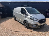 USED 2021 21 FORD TRANSIT CUSTOM 2.0 300 EcoBlue Active Panel Van 5dr Diesel Auto L1 H1 Euro 6 (s/s) (170 ps) 5 Seat  