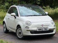 USED 2012 12 FIAT 500 1.2 Lounge Hatchback 3dr Petrol Manual Euro 5 (s/s) (69 bhp) 