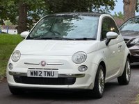 USED 2012 12 FIAT 500 1.2 Lounge Hatchback 3dr Petrol Manual Euro 5 (s/s) (69 bhp) 
