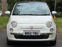 USED 2012 12 FIAT 500 1.2 Lounge Hatchback 3dr Petrol Manual Euro 5 (s/s) (69 bhp) 
