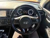 USED 2017 17 KIA NIRO 1.6h GDi 2 SUV 5dr Petrol Hybrid DCT Euro 6 (s/s) (139 bhp) Mot 24th June 2027, + Full Dealer History, 10 Stamps, + 1 Previous Owner, last keeper 2019, + 3 Months Warranty, + ULEZ compliant, + Apple carplay/Android auto, + Rear sensors/camera, + Bluetooth, + Sat nav, + DAB radio, + Climate control, + Cruise with limiter, + Auto lights/wipers, + Lane assist, + Folding mirrors, + Drive modes, + USB/aux, + Isofix, + Alloys
