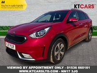 USED 2017 17 KIA NIRO 1.6h GDi 2 SUV 5dr Petrol Hybrid DCT Euro 6 (s/s) (139 bhp) Mot 24th June 2027, + Full Dealer History, 10 Stamps, + 1 Previous Owner, last keeper 2019, + 3 Months Warranty, + ULEZ compliant, + Apple carplay/Android auto, + Rear sensors/camera, + Bluetooth, + Sat nav, + DAB radio, + Climate control, + Cruise with limiter, + Auto lights/wipers, + Lane assist, + Folding mirrors, + Drive modes, + USB/aux, + Isofix, + Alloys