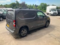 USED 2023 23 PEUGEOT PARTNER 1.5 BlueHDi 1000 Asphalt Premium + Standard Panel Van 5dr Diesel Manual SWB Euro 6 (s/s) (100 bhp) 