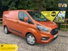 USED 2021 21 FORD TRANSIT CUSTOM 1.0 340 EcoBoost 13.6kWh Trend Panel Van 5dr Petrol Plug-in Hybrid Auto L1 H1 Euro 6 (126 ps) NO VAT & BEST VALUE VANS IN THE UK