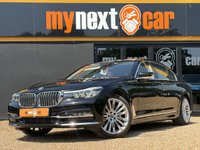 USED 2016 65 BMW 7 SERIES 3.0 740Li Saloon 4dr Petrol Auto Euro 6 (s/s) (326 ps) Gleaming Black metallic with Cognac leather interior, G12 CARBON CORE, BMW Gesture control, park assistant, surround view, DAB radio, auto high beam assist, LED fog lights, 4 zone climate control, heated front and rear seats, electric memory comfort front seats with ventilation, electric comfort rear seats with memory, massage function for front seats, twin electric sunroofs, rear sunblinds, surround and rear camera, Park Assist system, BMW dispaly key, soft close doors, keyless entry an
